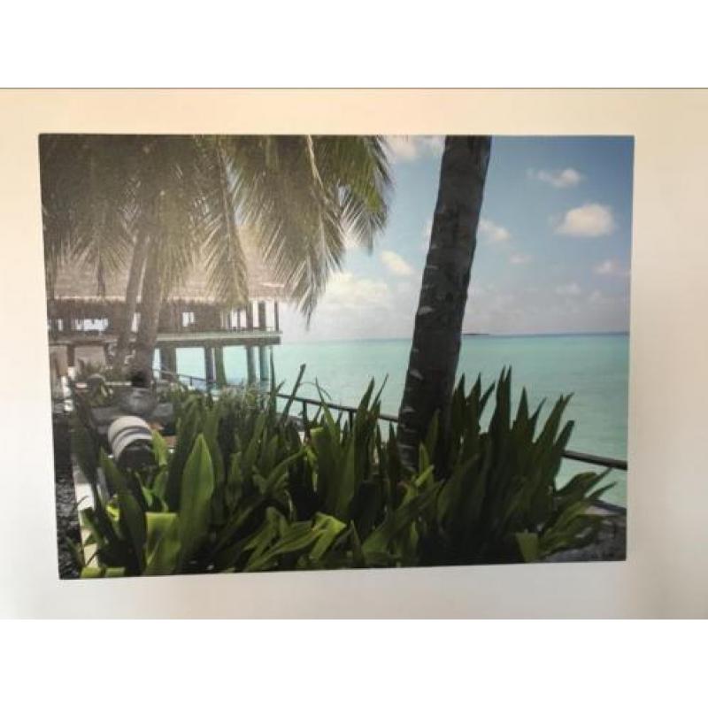 Fotos Malediven op canvas 5 stuks