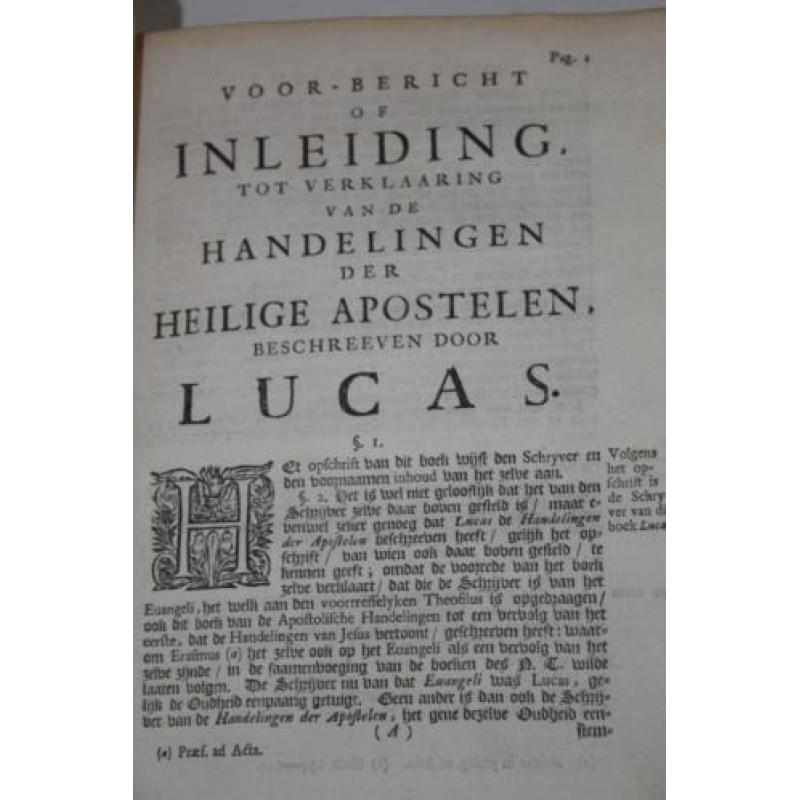 J. Plevier - De Handelingen der H. Apostelen (1725-1729)
