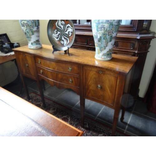 oud engelse dresser regency styl in mahoni