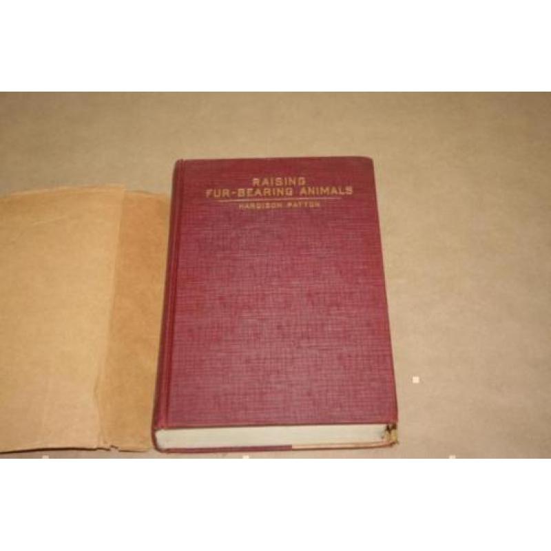 Raising fur-bearing animals - 1925 - Zeldzaam !!