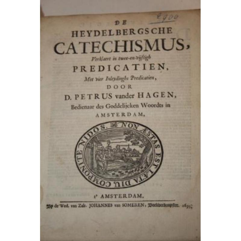 Petrus van der Hagen - De Heydelbergsche Catechismus (1693)