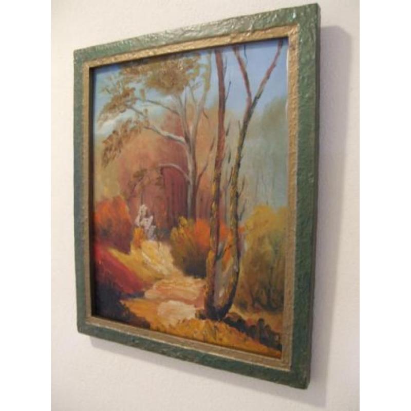 Kleurrijk Herfst, Bosgezicht van P.J.Lucas, 1904-1982