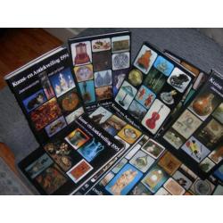 19 gave veiling boeken met foto en prijzen.( moet weg )
