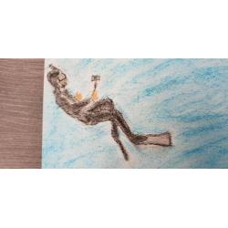 Tekening Bultrug en duiker.