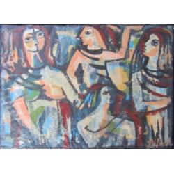 =abstract kubistische figuren===Harry van de Boel 1928-2015=