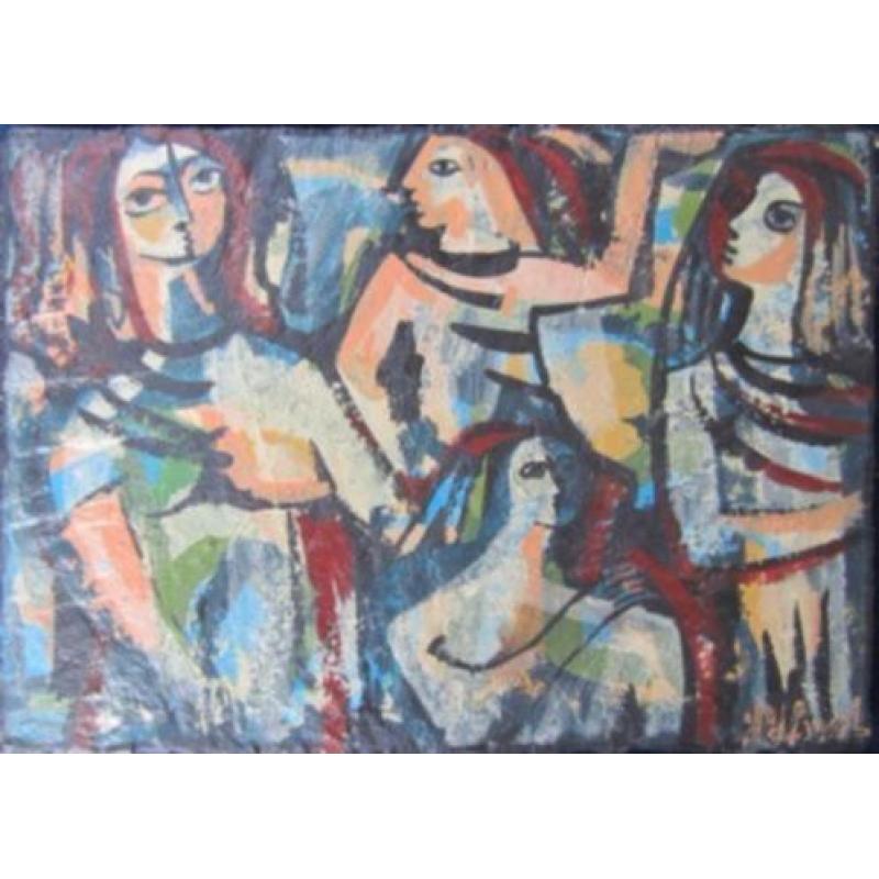 =abstract kubistische figuren===Harry van de Boel 1928-2015=