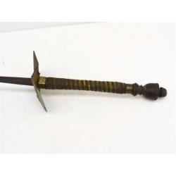 Antiek scherm zwaard schermzwaard dolk 79435