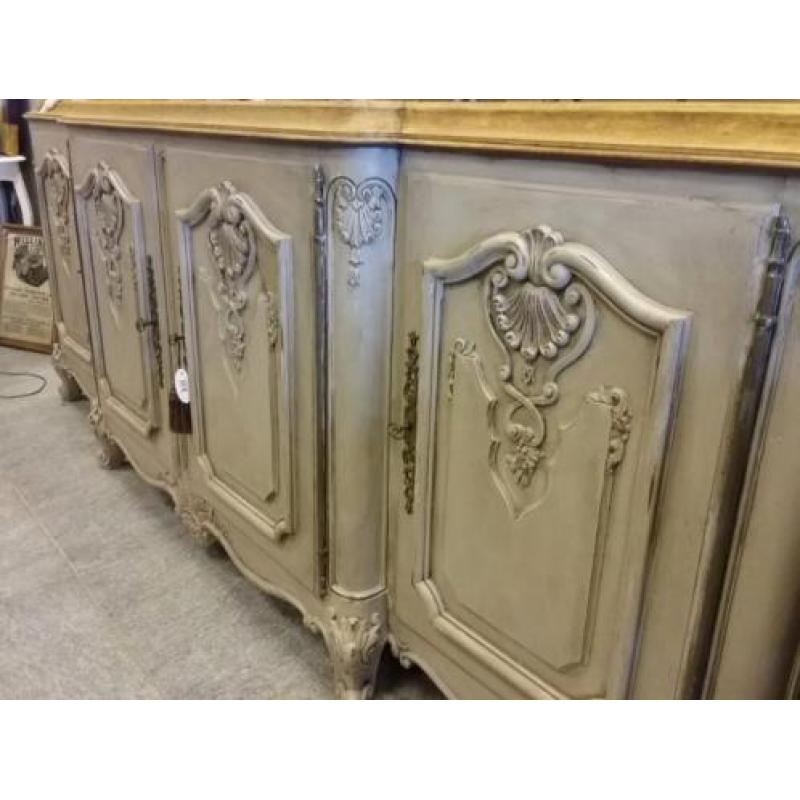 Schitterend Antiek gerestyled Dressoir (Vol Eikenhout)