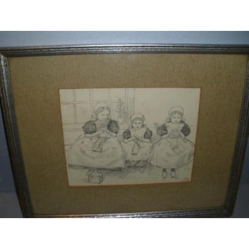 Potlood tekening uit 1938