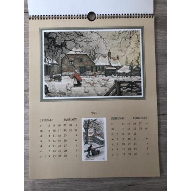 Anton Pieck kalender 1983