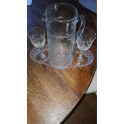 Divers Antiek kristal / zilver