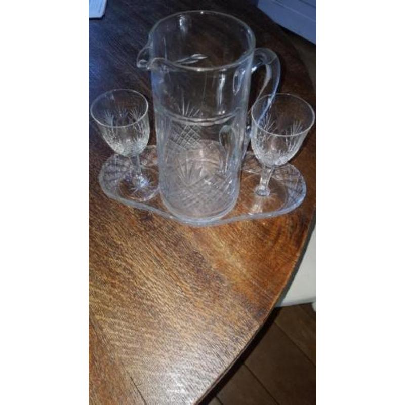 Divers Antiek kristal / zilver