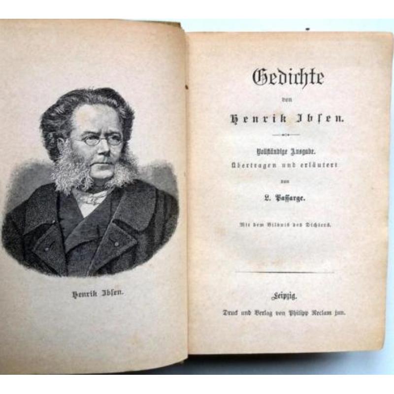Henrik Ibsen - Ibsen's Werke (Duitstalig) (4-delig)