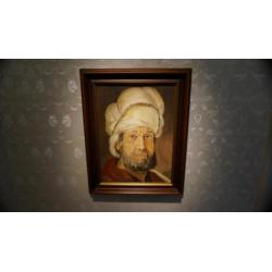 Man met Tulband (naar Rembrandt)