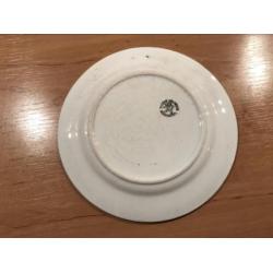 Societé Ceramique Maastricht Napoleon bord Antiek