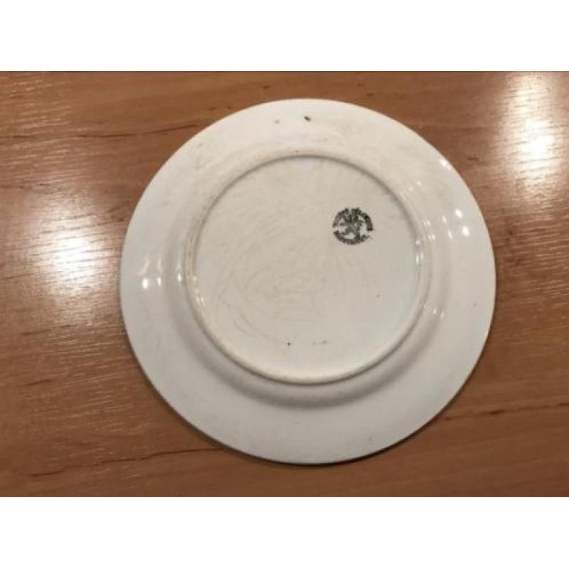 Societé Ceramique Maastricht Napoleon bord Antiek