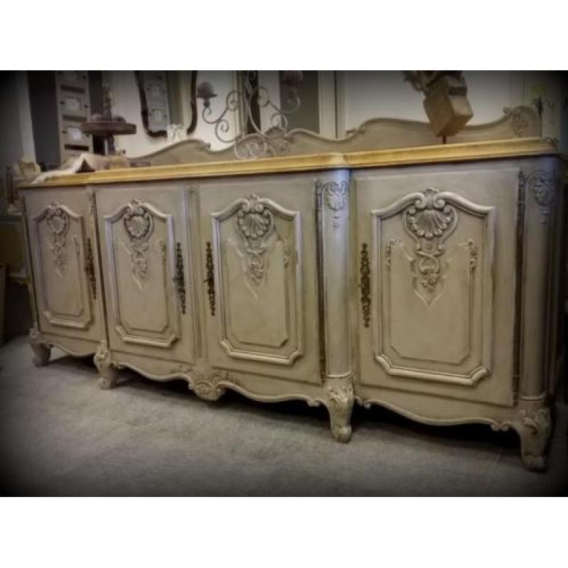 Schitterend Antiek gerestyled Dressoir (Vol Eikenhout)