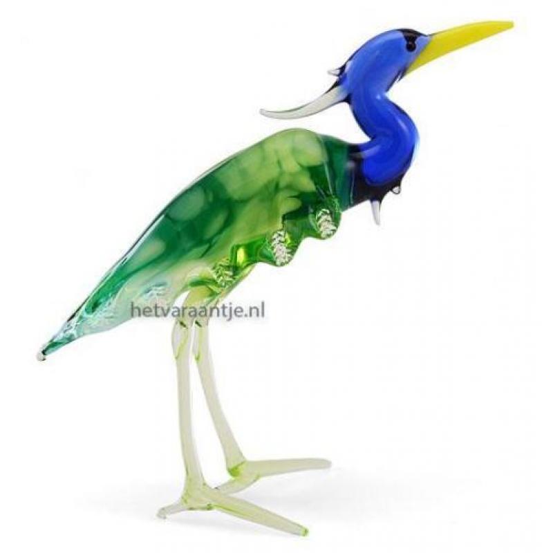 Handgeblazen dieren vogel van glas Super kwaliteit glaskunst