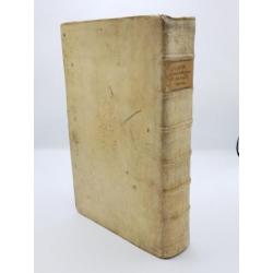 Antiek heilig boek uit 1700 van de heilige Cornelius