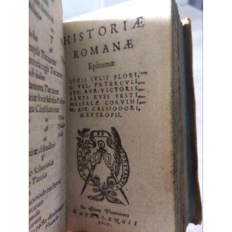 1607 Historiae Romanae Auteur vol met prenten