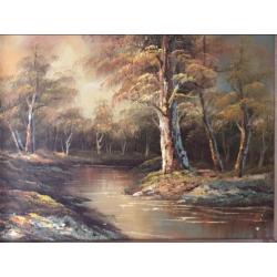 Antiek schilderij