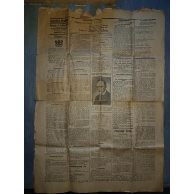 Kranteknipsel uit 1929