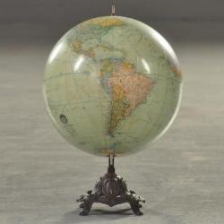Antieke globes / Kleine tafelglobe of aardbol "JRO-VERLAG...