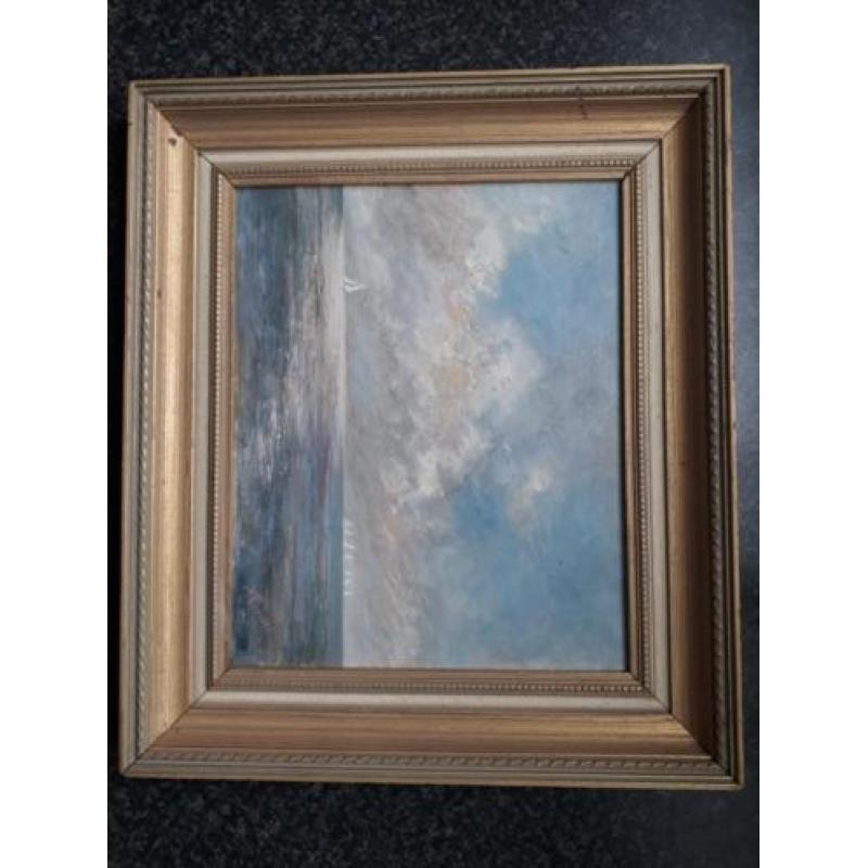 Zeegezicht van Myrtle Prosser olieverf op paneel 24 x 30