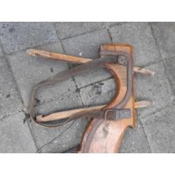 19e eeuws houten ossenjuk boeren antiek