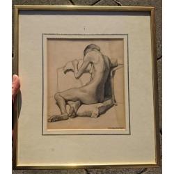 Chiem van Houweninge (1898-1996) Trieste naakte vrouw, ~1930
