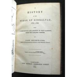 A History of the Siege of Gibraltar 1844 Drinkwater