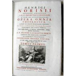 Henri Norisii Opera Omnia Theologica 1769 2 banden