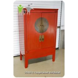 Antieke Chinese BruidsKast (Rood / Chinese Tekens)