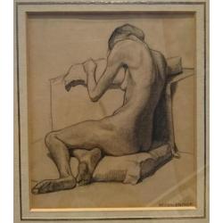 Chiem van Houweninge (1898-1996) Trieste naakte vrouw, ~1930