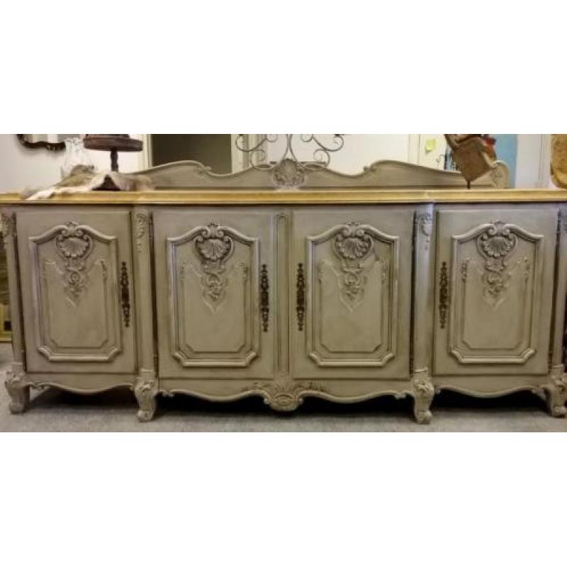 Schitterend Antiek gerestyled Dressoir (Vol Eikenhout)
