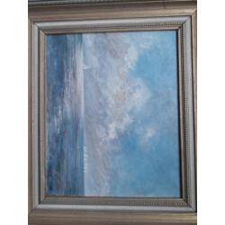 Zeegezicht van Myrtle Prosser olieverf op paneel 24 x 30