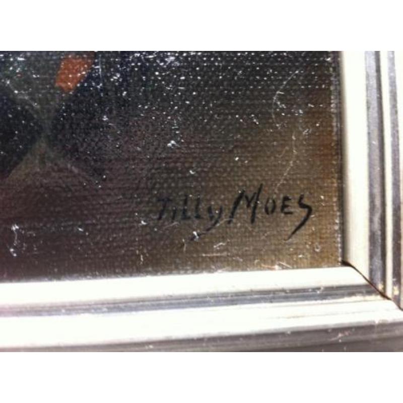 Tilly Moes (1899-1979)-Stilleven-Olieverf op doek (marouflé)