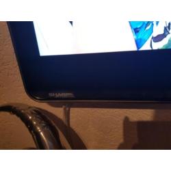 Led tv Sharp aquos 138.8 55 inch scherm chromecast en beugel
