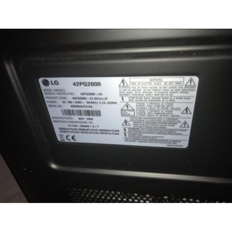 42 inch LG grootbeeld kleurentelevisie