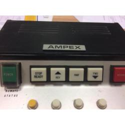 Ampex pro recorder spullen (remote + kaarten)