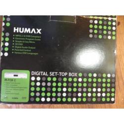 humax digital set top box ir fox c