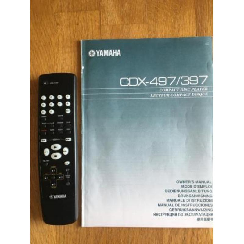 Yamaha CDX 497 cd speler - titanium - compeet