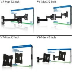 Draai / kantelbaar en vlak TV beugels muur/plafond ***