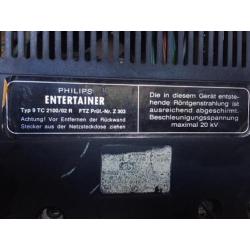 philips entertainer tv, radio, taperecorder en alarm