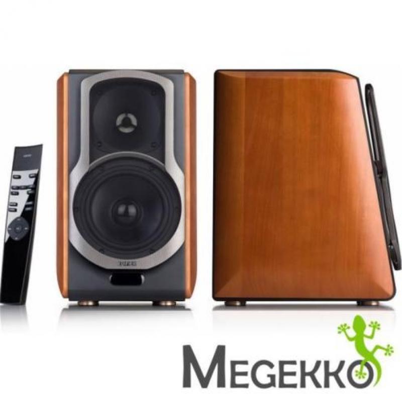 Edifier S2000 Pro 124W Zwart, Hout luidspreker