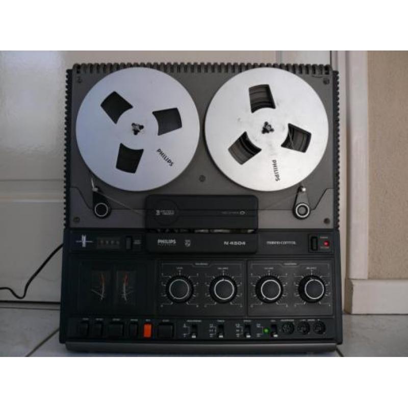 Philips N4504 bandrecorder Hifi Stereo in zeer mooie staat