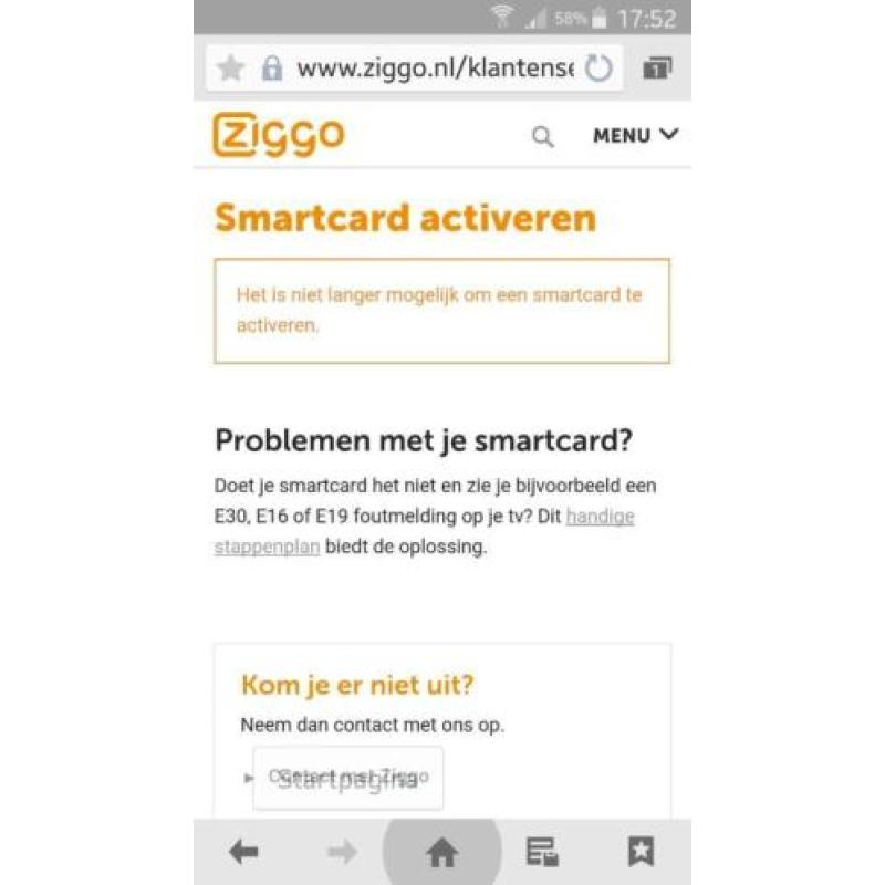 ziggo smartcard