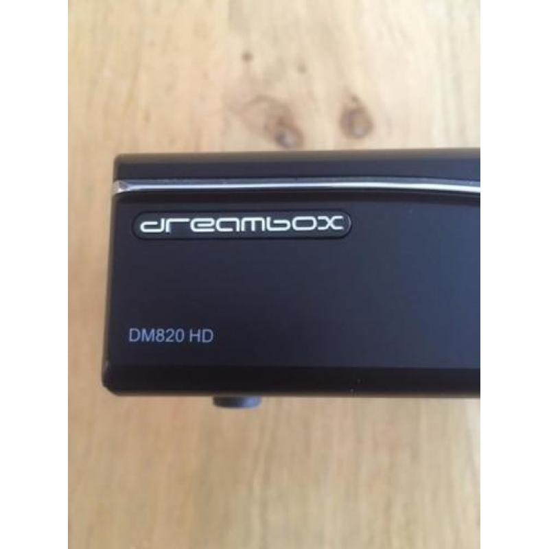 Dreambox 820 HD met 2 sat tuners z.g.a.n. met garantiebon