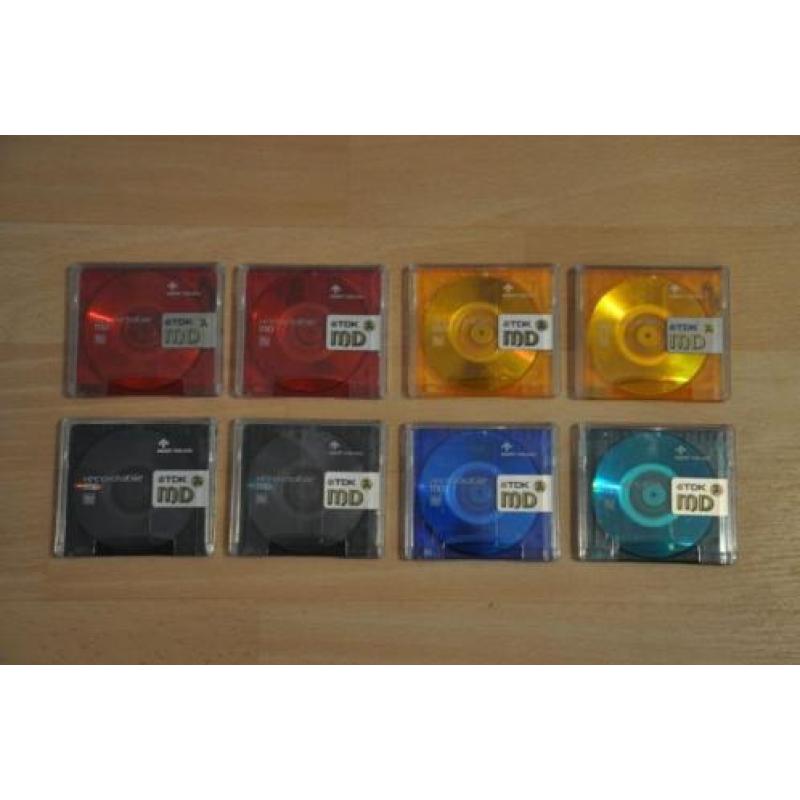50 x minidisc schijfjes VAN TDK ,MAXELL & SONY.
