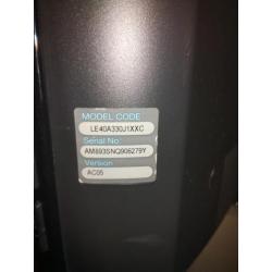 Grote 40 inch samsung lcd tv